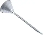 Generic Oil Funnel Long Neck Funnel with Flexible Pipe Automotive Use Iron Metal Funnel Spout Funnel for Automotive Oils Fuel