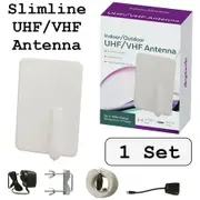 Slimline Indoor/Outdoor UHF/VHF Antenna