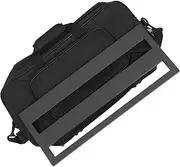Kisangel Aluminum Alloy Guitar Pedal Board with Carry Bag Portable Guitar Effects Stand for Stage Concert and Performance Durable and Easy to Install Effector Bracket