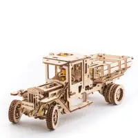 在飛比找momo購物網優惠-【Ugears】烏克蘭-自我推進模型(四輪驅動卡車)