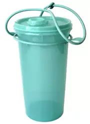 Tupperware Handolier Pitcher Tumbler Super Mega Cariolier Handle Teal Green New