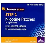 NEW Pharmacy Care Nicotine Patches 14 mg - 7 patches