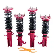 [MaXpeedingrods] Compatible for Toyota Corolla 88-99 E90 E100 E110 AE92-AE111 Adjustable Damper Coilovers Lowering Kit