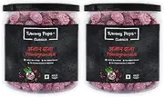 Herbs & Us | Tummy Pops | Mukhwas Mouth Freshener Chatpata Anardana Goli | Tasty & Digestive (300gm X 2) Jar | Handmade Delicious Pachak Churan | Pomegranate Flavour| After Meal Digestives
