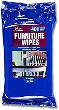 Leona Co Furniture Wipes, 40 Wipes Per Pack, All Purpose Cleaner, Kitchens, Bathrooms, Countertops, Indoors, Outdoors - Removes Grease, Grime, Dirt & More