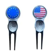 EUROPE OR USA DESIGN DIVOT TOOL AND GOLF BALL MARKER