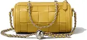 [Chloe soo] Shoulder Bag for Women Blue Retro Classic Purse Clutch Shoulder Denim/Square/Flower/Weave HandBag