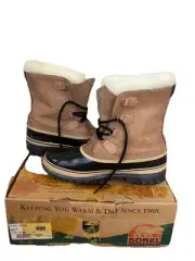 New Sorel Caribou Buff Snow Boots Size 14 Men’s