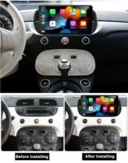 9" Android Car Stereo Radio GPS Navi Wifi Carplay For Fiat 500 2007-2015 (for: Fiat)