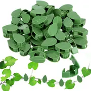 20pcs Invisible Wall Vines Fixture Sticky Hook Fixing Clip Climbing Plants Ties