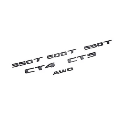 2020-2025 Cadillac CT4 CT5 Black Emblem Kit 86559606 6 Piece Kit OEM GM