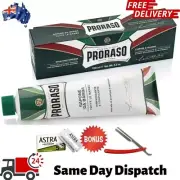 Proraso Shaving Cream Green Menthol 150ML Tube+ Astra Blades & Razor AUS SELLER