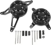 Motorcycle Aluminum Engine Stator Starter Cover Compatible With Honda CB650R CB 650R CBR650R CBR650R CBR650 R 19-20 Frame Slider Protector(Black-CB650R)