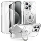 For iPhone 16 15 14 Plus 13 ProMax Magsafe Magnetic Case Ring Stand Screen Cover