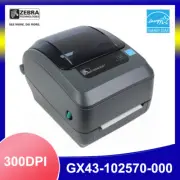 Zebra GX430T USB/Ethernet Thermal Transfer Label Printer 300DPI GX43-102570-000
