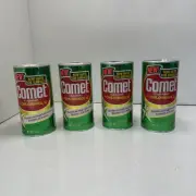 4 New Vtg 1980s Procter & Gamble Comet Cleanser Soap W-Chlorinol G Unopened