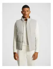 [yd.] Forbes Puffer Vest in Ice Grey