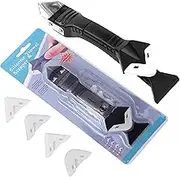 Silicone Caulking Tools Silicone Remover Silicone Tool 3 in 1with Stainless Steelhead Sealant Finishing Tool for Kitchen, Bathroom, Wall, Floor, Tile, Sink