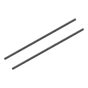 2 Pack 6x4x500mm Carbon Fiber Round Tubes 3K Roll Wrapped Tube for RC Airplane