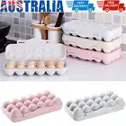 12/18 Grid Egg Tray Holder Home Storage Box Fridge Crisper Container Organizer