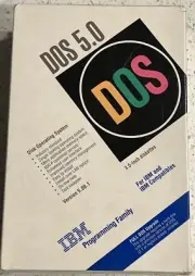 Microsoft MS DOS 5.0 IBM 3.5 inch Diskettes IBM and Compatibles 1992 New In Box