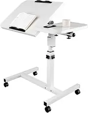 [MTSDM] Mobile Laptop Table, Laptop Table, Swivel Laptop Desk, Simple and Portable Laptop Computer Table for Bed, Foldable Table Adjustable Height, Mobile and Lifting Bedside Table for Bed Office Sofa