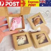 Teddys Bear in a Box Pocket Teddys Bear Mini Plush Bear Gift Box with Letter Set