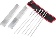 BESPORTBLE 1 Set Barbecue Tool Set Kabob Sticks Skewers Metal Kabob Skewers for Grilling Metal Skewers for Kabobs Barbecue Skewers Grill Skewers Grilling Skewers Silver Cloth