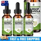 1-3x Soursop Graviola Extract Liquid Drop Immune Digestive Support & Antioxidant