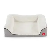 Tontine Pets Orthopaedic & Fleece Dog Basket Grey