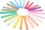 Tofficu 48pcs Jumbo Colored Sidewalk Chalk Set Washable Outdoor Chalk for Boy Girl for Classrooms Playgrounds and Creative Art Activities