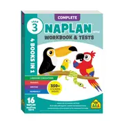 Naplan-Style Complete Workbook and Tests Year 3: 4 Books in 1 - Book