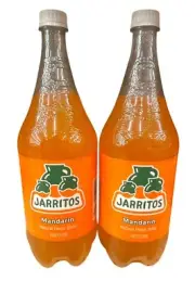 Jarritos Mandarin Mexican Soda Large Bottle 1.5 Liter (Pack Of 2)