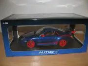 1:18 Autoart PORSCHE 911(997) GT3 RS 3.8 Blue Rare, new non-displayed