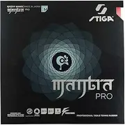 STIGA Table Tennis Rubber Tension Soft Back Mantra Pro M