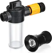 Boat Engine Flush Mixer and Garden Hose Nozzle Water Hose Mixer for Salt Remover Solution Ideal to Flush Outboard and Inboard Engines Connects with Garden Hose, Spray Nozzle, Engine Flusher