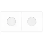 2x2 Nickel 5C Size Flips Mylar Cardboard Coin Holders 100 Heco *Best Price*