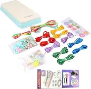 Rstigiker Bracelet Making Kit for Girls, Friendship Bracelet Kit Age 8,9,10,11,12 Years Old, Birthday Gifts Ideas & Kits Toys Popular Bracelets String Maker Toys for Kids Age 8-12 Olds (Blue)