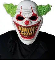 California Costumes Adult Ha Ha Homicidal Light Up Clown Mask