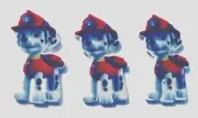 3 Paw Patrol Marshall Dog 1.5" tall Flatback Cabochons