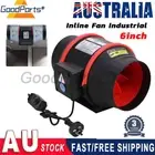 6inch Inline Fan Industrial Extractor Duct Hydroponic Exhaust Vent Silent 2024