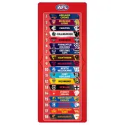 AFL BALL DESIGN Score Board Ladder 18 Magnetic Team Tiles Leader Board