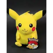 Pokemon Pikachu Character Plush By The Toy Factory Action 10" NEW With Tags