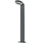 CLA Lighting LED Surface Mounted Grey Bollard Light IP54 Hoop