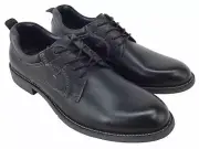 Mens Steve Madden GARRET Black Leather Dress Shoes Size7 (X004)