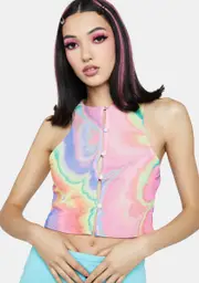 [AFRM] Calabra Mesh Crop Top