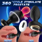 360 Rotation Anal Plug Remote Control Butt Plug Vibrator Dildo Wearable Sex Toy