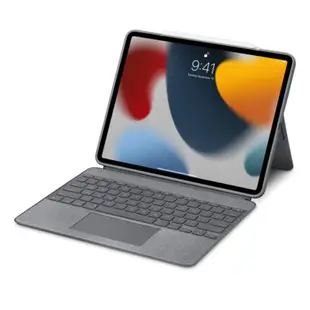 Logitech 羅技 COMBO TOUCH 2022 iPad Pro 12.9吋 6代 鍵盤保護殼 – 英文, 灰