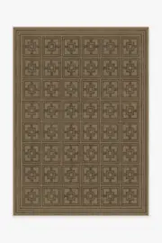 150' x 215' | Machine Washable Runner Rug | Kid & Pet Friendly | Indoor Rug | Gray Malin Palm Springs Natural Tufted Rug | Ruggable