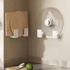2 Pcs Pot Lid Racks Multifunctional Storage Cutting Board Racks Pot Cover Rests